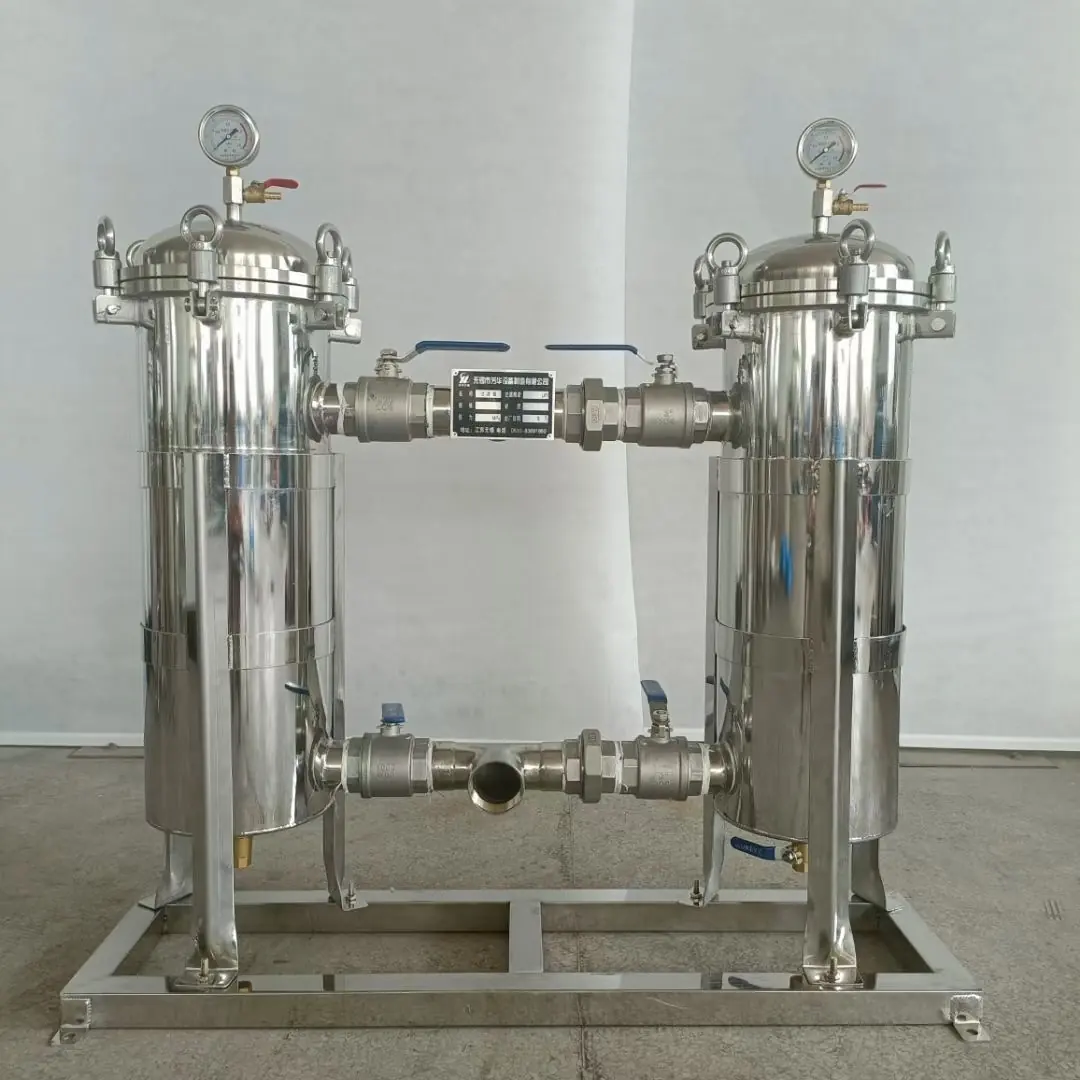 保安过滤器｜反渗透前置滤芯过滤设备双联保安过滤器