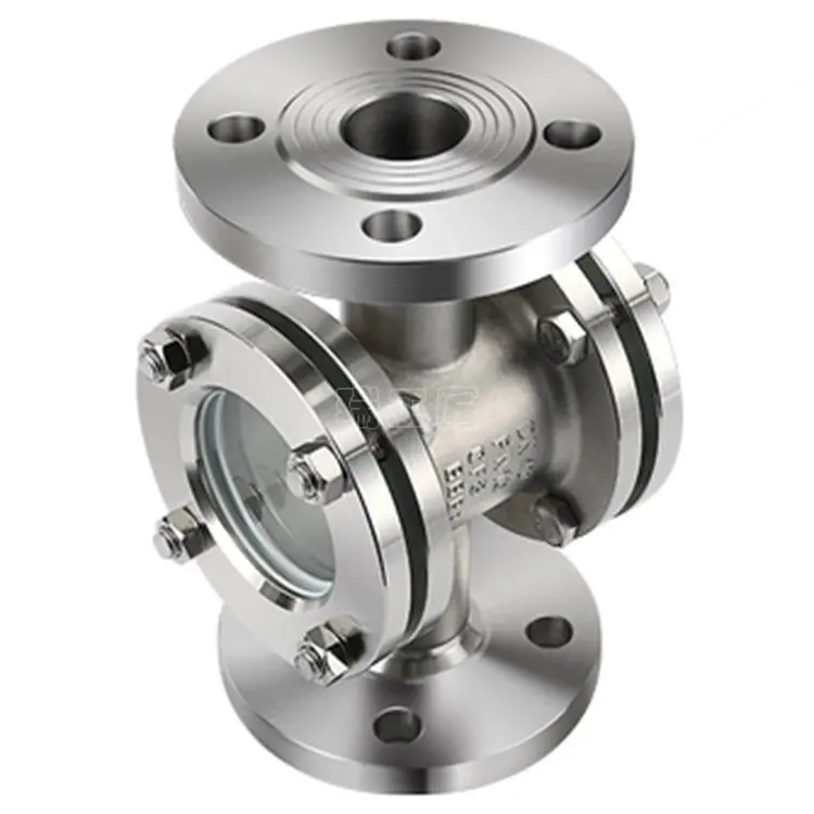 stainless steel pipeline sight glass
